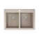 Radius 33.06'' L Drop-In Double Bowl Granite Kitchen Sink