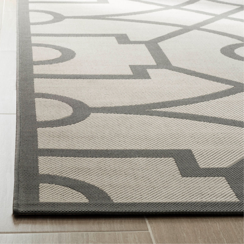 Jamon Martha Stewart Performance Geometric Rug, Rectangle 5'3" x 7'7"