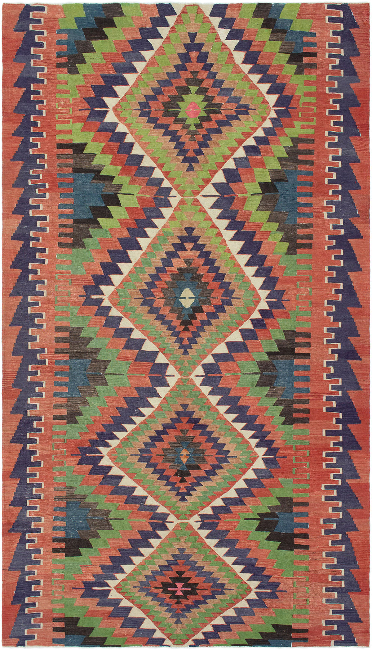 World Menagerie One-of-a-Kind Norcross Handmade Kilim 5'11
