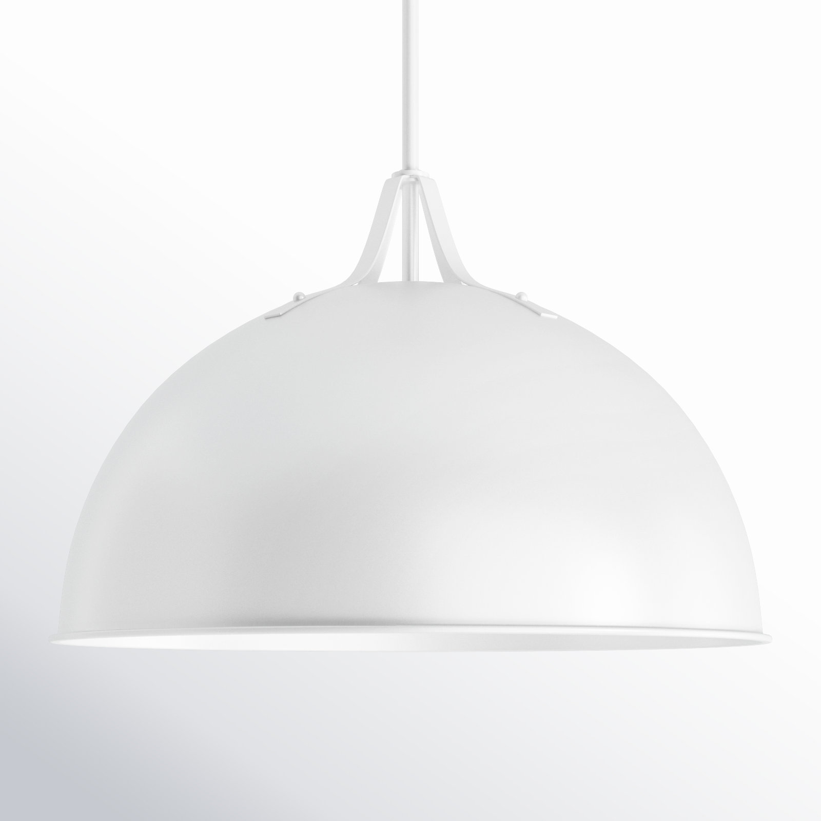 Carlyn Dimmable 3-Light Pendant, White
