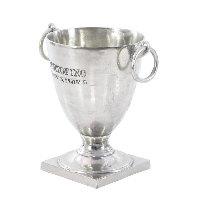 Seau à glace en aluminium et aluminium champagne 2 bouteilles
