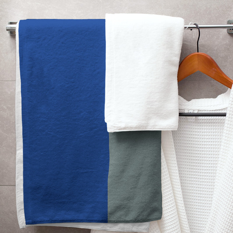 Bath Towel, Home Blue /Gray