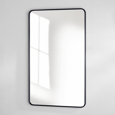 Sabine Metal Rounded Rectangle Wall Mirror & Reviews | AllModern
