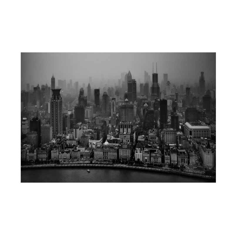 C.S. Tjandra The Bund Canvas Art, 12" H x 19" W