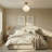Jonny 1- Light Dimmable Ribbed Gold Semi Flush Mount-872543619