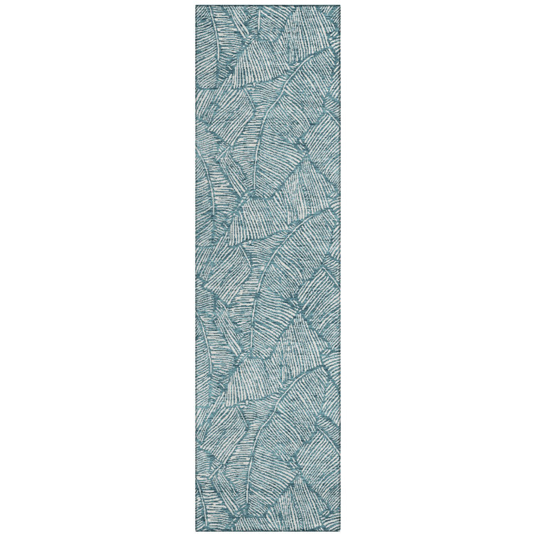 Colwart Flatweave Floral Indoor / Outdoor Rug