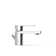 Parallel Single-Handle Bathroom Sink Faucet, 1.0 Gpm