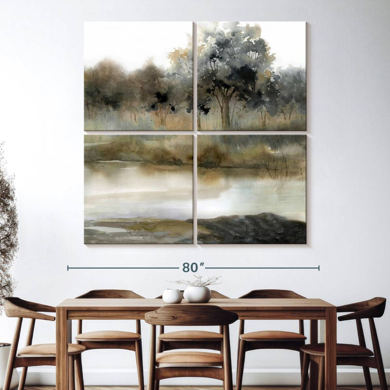 Alvord Silent Waters II, 74" H x 74" W