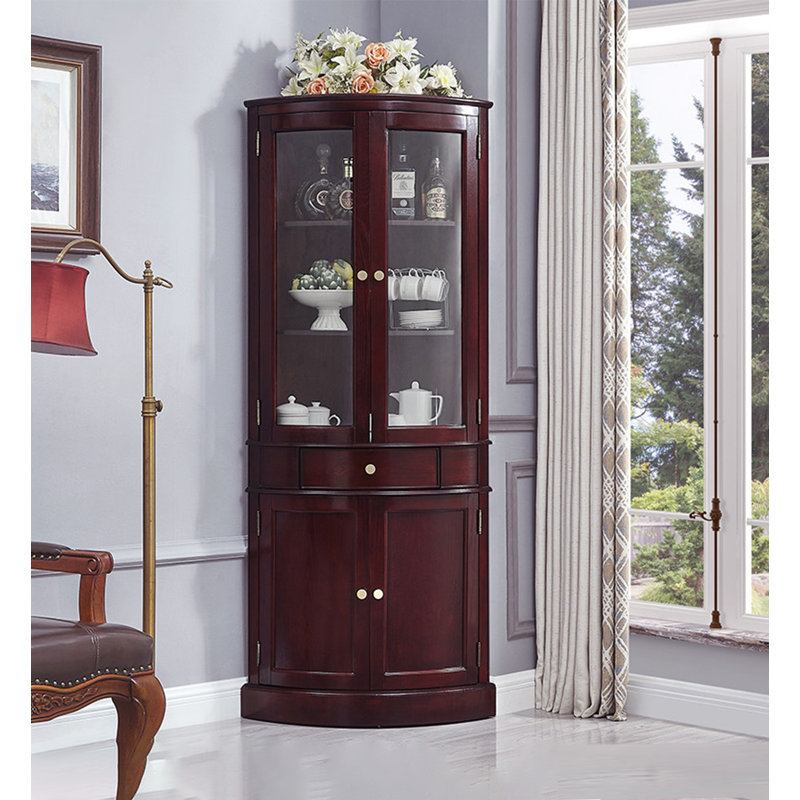 21.65 " L Solid Wood Bar Cabinet