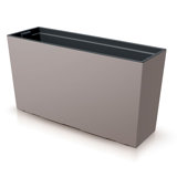 URBI Elegance Rectangular Medium Flower Planter Pot Garden Trough Case with Insert