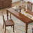 Cherry Solid Wood Dining Table-1765095546