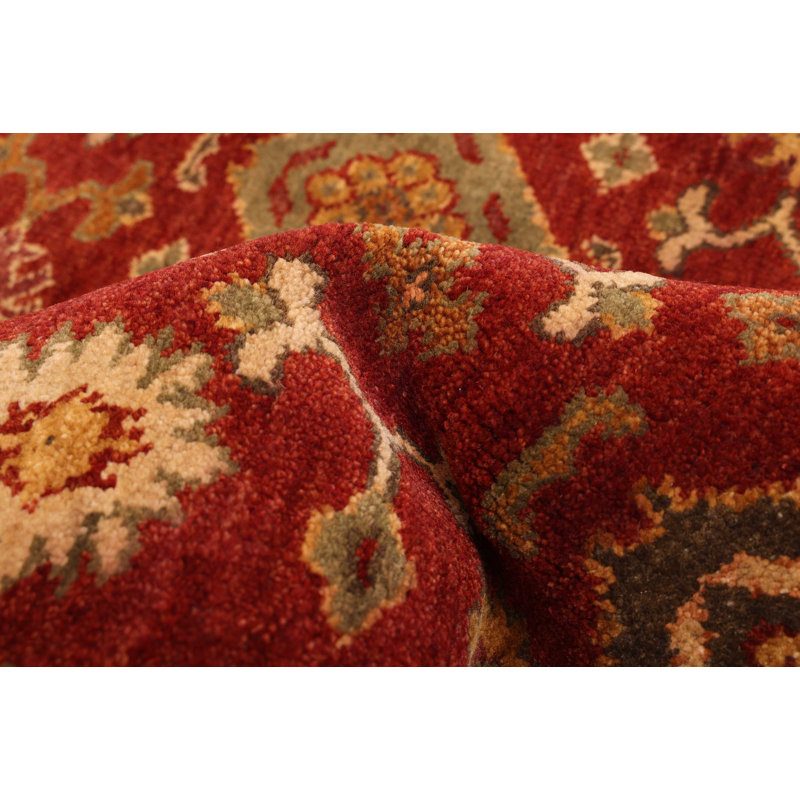 Tapis rouge Finest Agra Jaipur 8 pi 9 po x 11 pi 7 po