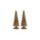 Hasika 2-Piece Green Glass Tabletop Tree Set