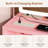 White and Gold Vanity Desk Set with LED Mirror & Lights, 4 Drawers, Power Outlets, Upholstered Stool | Makeup Dressing Table for Bedroom-446824413