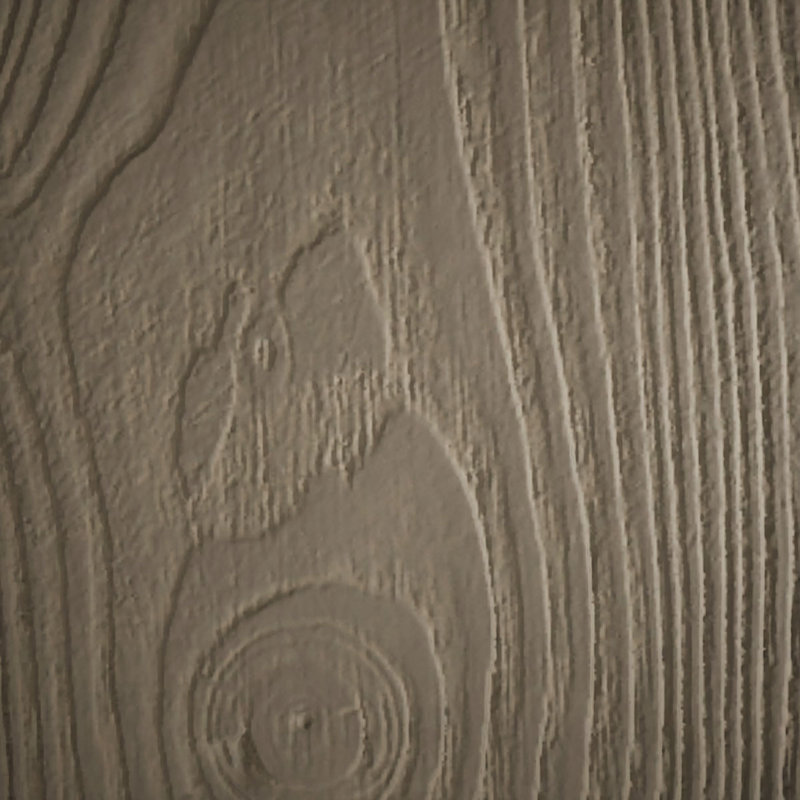 Poutre de plafond à 3 côtés en faux bois Endurathane sablé (poutre en U), H 12 po x l 12 po, Taupe rustique, 14 pi L