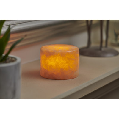Tall Marble Table Lamp - Twin Pack