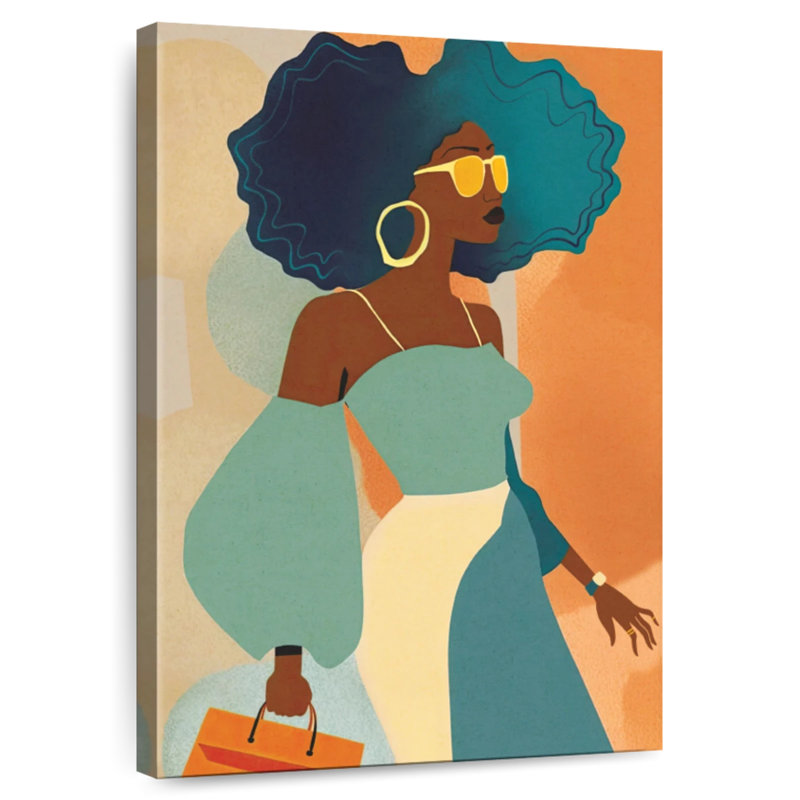 Latina Afro Glam, H 39 po x l 26 po