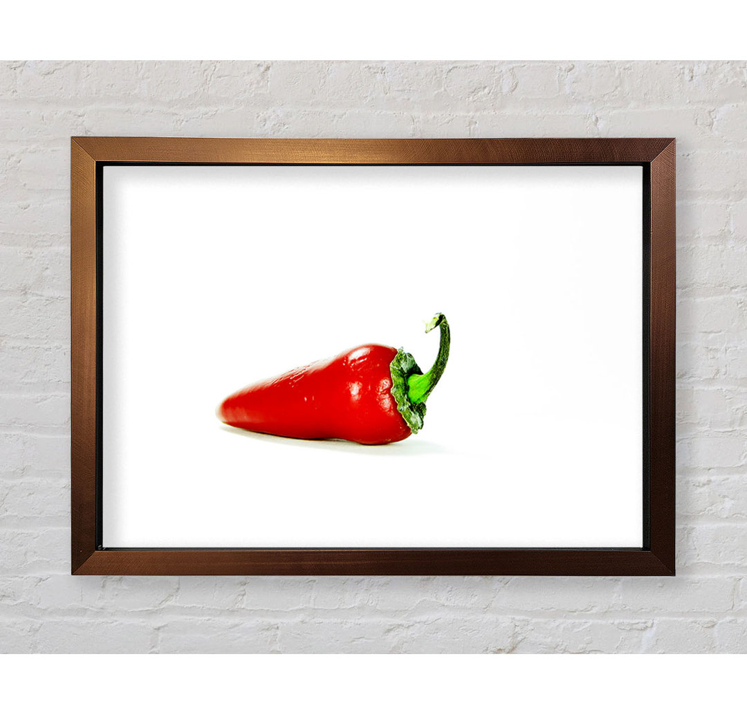 Hot Pepper Gerahmter Druck