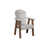 Ivory/Antique Mahogany