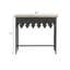 Console rustique en métal avec plateau en bois massif Deitra-38888087