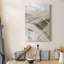 «Earthtone Swipe I», toile tendue avec châssis de qualité supérieure - prête à être accrochée-1055543459