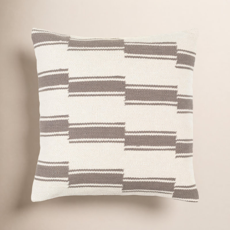 Brandsville Abstract Cotton Throw Pillow, Pillow Cover Only - No Insert, 22" x 22"