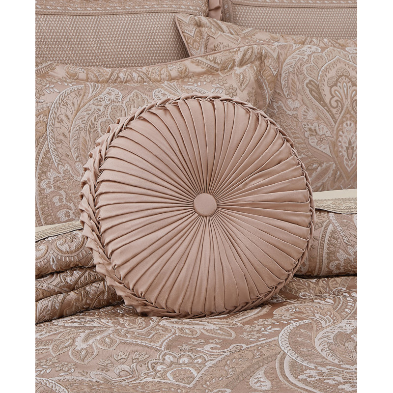 Fiorello Tufted Round Decorative Throw Pillow