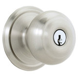 Georgian Keyed Entry - Satin Nickel
