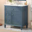 Meuble-lavabo de salle de bain avec tiroir rabattable-348636937
