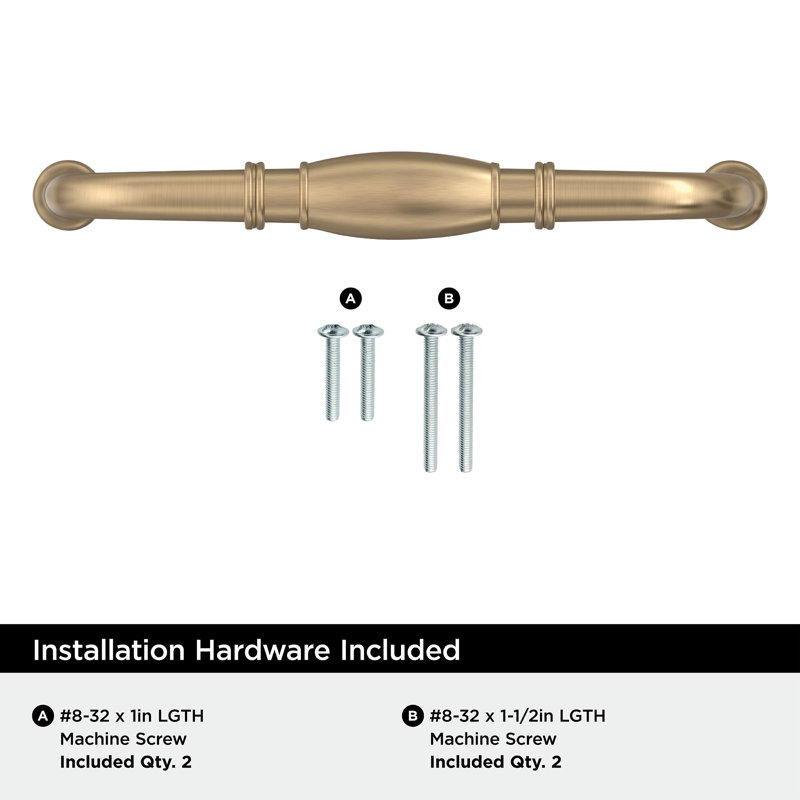 Poignée barre Granby, 5 1/6", Bronze champagne
