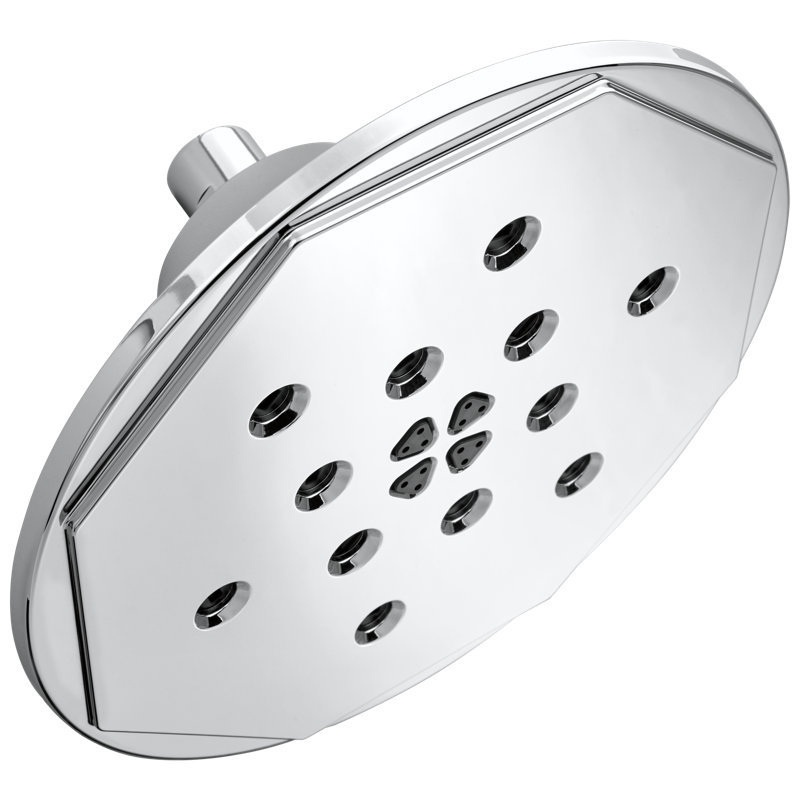 Rook® 4-Function Raincan Showerhead with H2OKinetic® Technology, Chrome