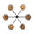 Jasper 6-Light Semi-Flush Mount