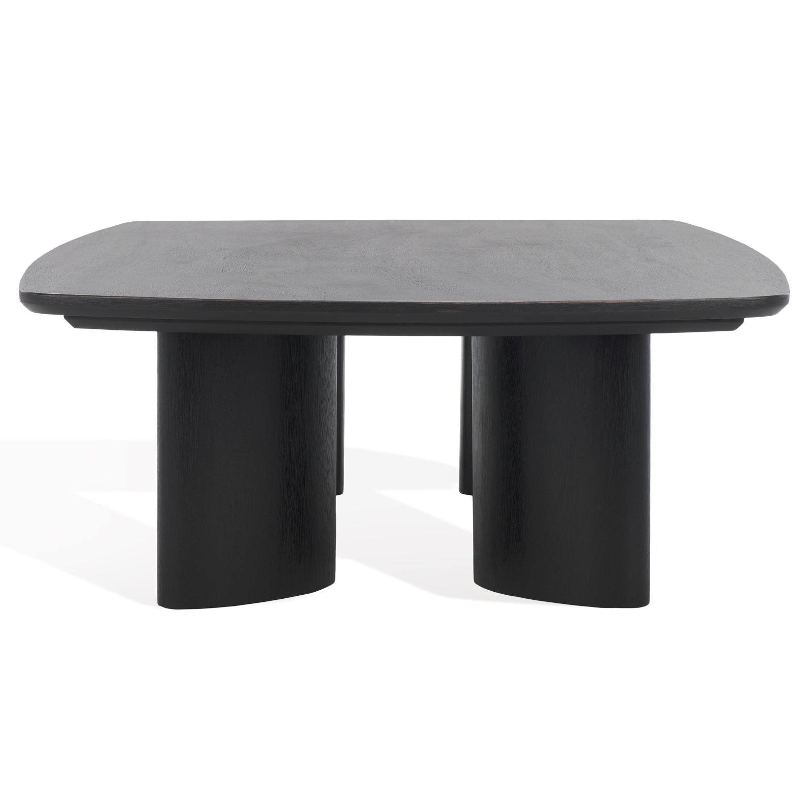 Caya 56" Rectangular Coffee Table, Black