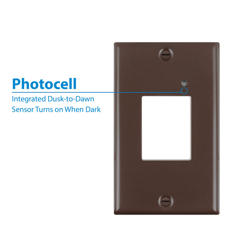 Powder Coated Finish Integrated LED Step Light, Oil-Rubbed Bronze