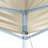 vidaXL Marquee Cream White-83217744-83217742