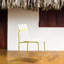 Chaises à blocs de couleur 4 pièces Modern Modern Striped