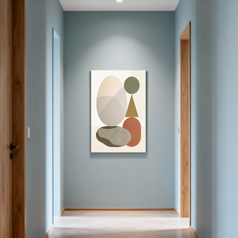 Abstrait abstrait, formes de terre, conception minimaliste