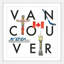 « vancouver square » par molly rosner, reproduction d’art encadrée-18598673