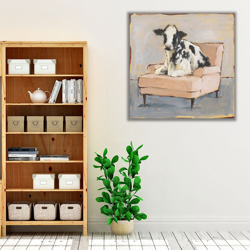 «Moo-ving In II», reproduction d'art sur toile, H 40 po x l 40 po