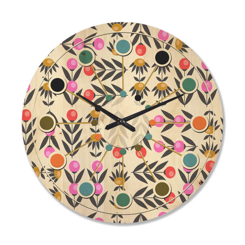 Horloge murale abstraite, Grand