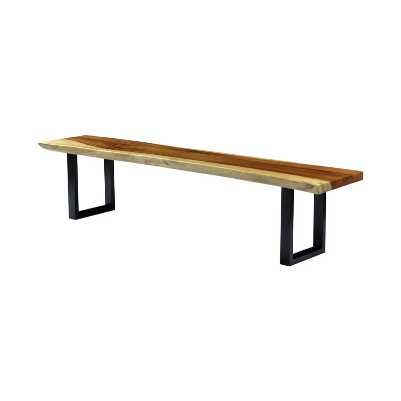 Jenavecia Wood Bench, 18" H x 44" W x 15" D