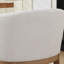 Chaise rembourrée de style Mid-Century pour la cuisine et la salle à manger avec accoudoirs-2083942360