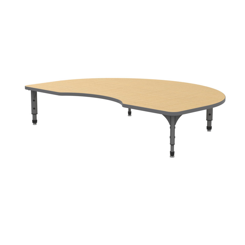 Table d'activité pour les reins Apex Series, Érable Fusion, Gris