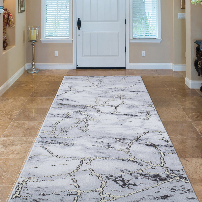 Perryton Abstract Indoor Rug, Runner 2'3" x 7'3"