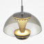 1 - Light Black LED Dome Pendant