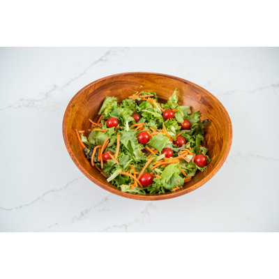 Millwood Pines Christiano Wood Salad Bowl