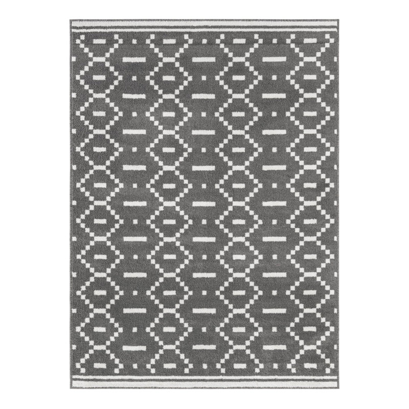 Ivy Bronx Begna Nathanyl Rug Gray, Rectangle 5'1" x 7'1"