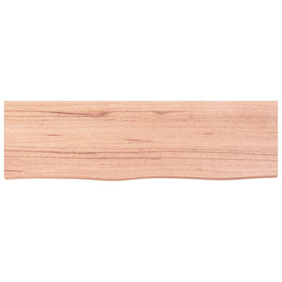 Clintonpark Oak Solid Wood Floating Shelf
