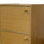Bibliothèque 24 po en bois 2 avec portes - Laque naturelle pour compléter vos articles pour le bureau, le salon, la pièce pour la table Scratch - Surface en bois d'hévéa