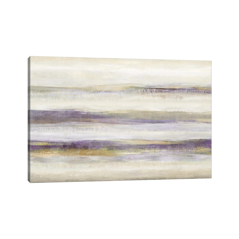 Linear Motion Amethyst by Jaden Blake - Wrapped Canvas Gallery-Wrapped Canvas Giclée, 20.32 cm H x 30.48 cm W